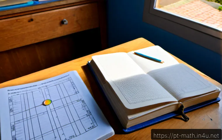 Home 13 고등학교 수학 개념 총정리 - Photorealistic high school mathematics study scene for Portuguese-speaking students: an organized wo...